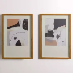 Abstract Space Framed Art Prints, Set of 2
