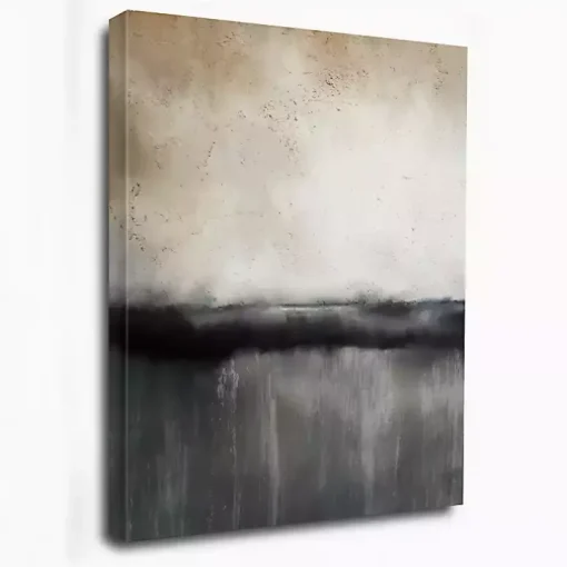 Abstract Sunset Canvas Art Print
