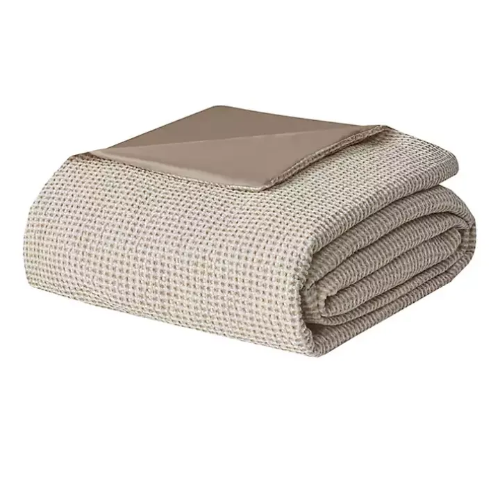 Alaya Ivory 3-pc. California King Waffle Duvet Set