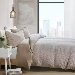 Alaya Tan 4-pc. California King Waffle Duvet Set