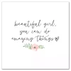 Amazing Things Floral Canvas Art Print