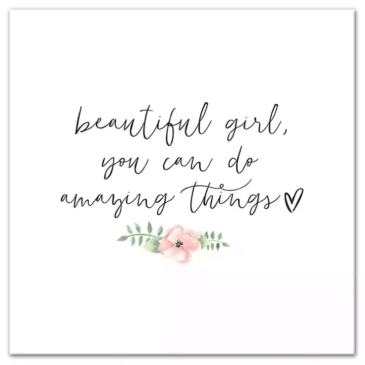 Amazing Things Floral Canvas Art Print