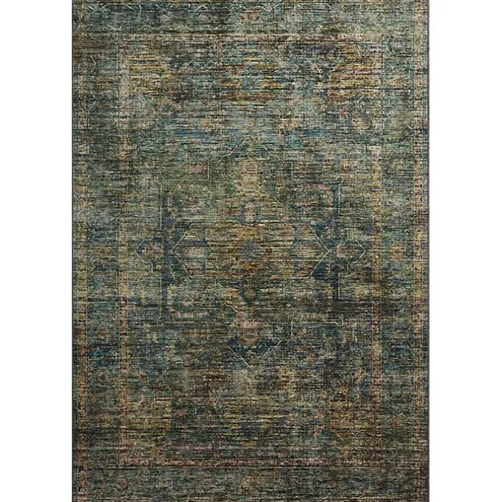 Anniston Vintage Blue Accent Rug, 2x4