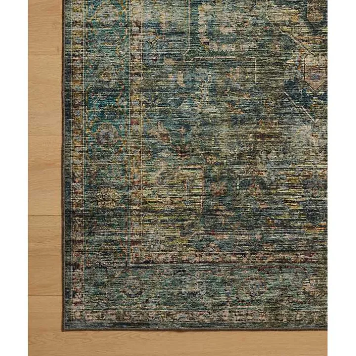 Anniston Vintage Blue Accent Rug, 2x4