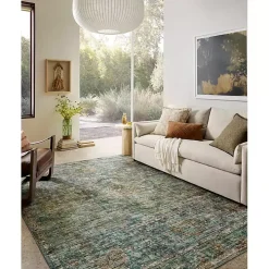 Anniston Vintage Blue Area Rug, 8x10