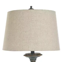 Antique Blue Bourgault Floor Lamp