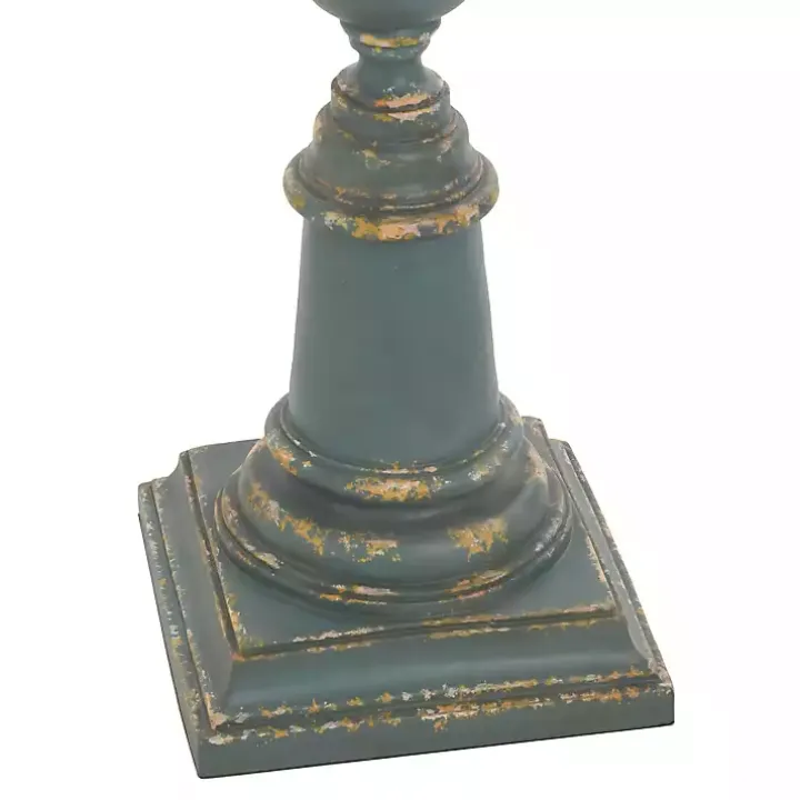 Antique Blue Bourgault Floor Lamp