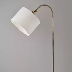 Antique Brass Arc Floor Lamp