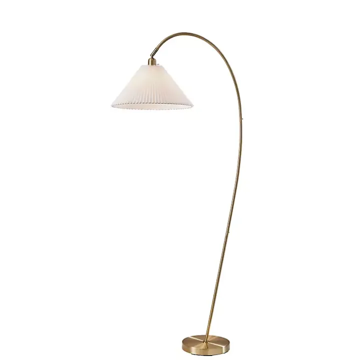 Antique Brass Curved Arch Floor Lamp