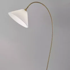 Antique Brass Curved Arch Floor Lamp