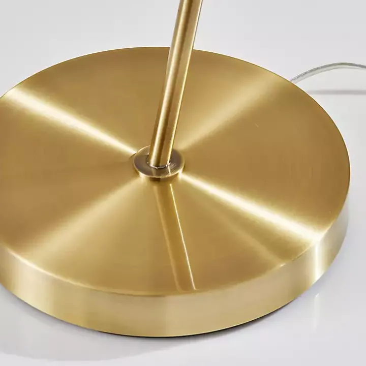 Antique Brass Curved Arch Floor Lamp