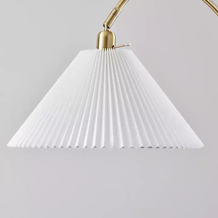 Antique Brass Curved Arch Floor Lamp