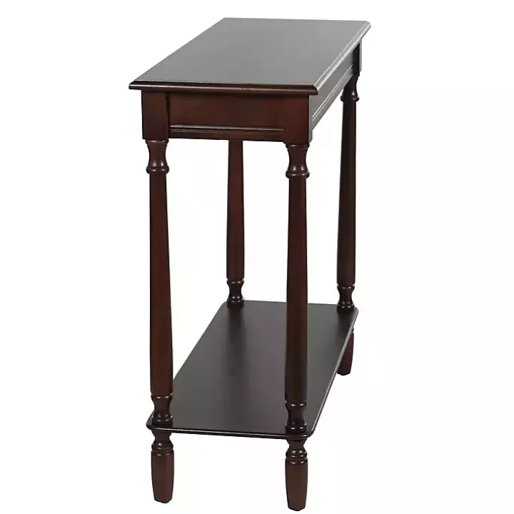 Antique Brown Wood Rachel Console Table