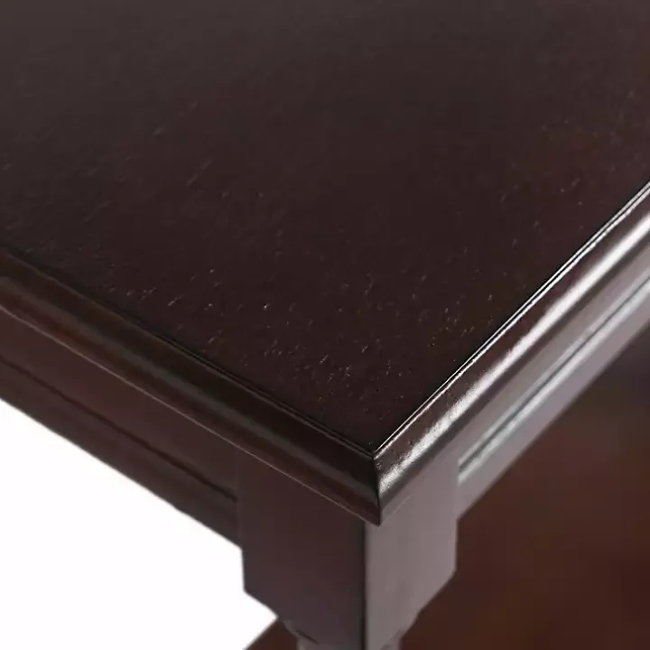 Antique Brown Wood Rachel Console Table