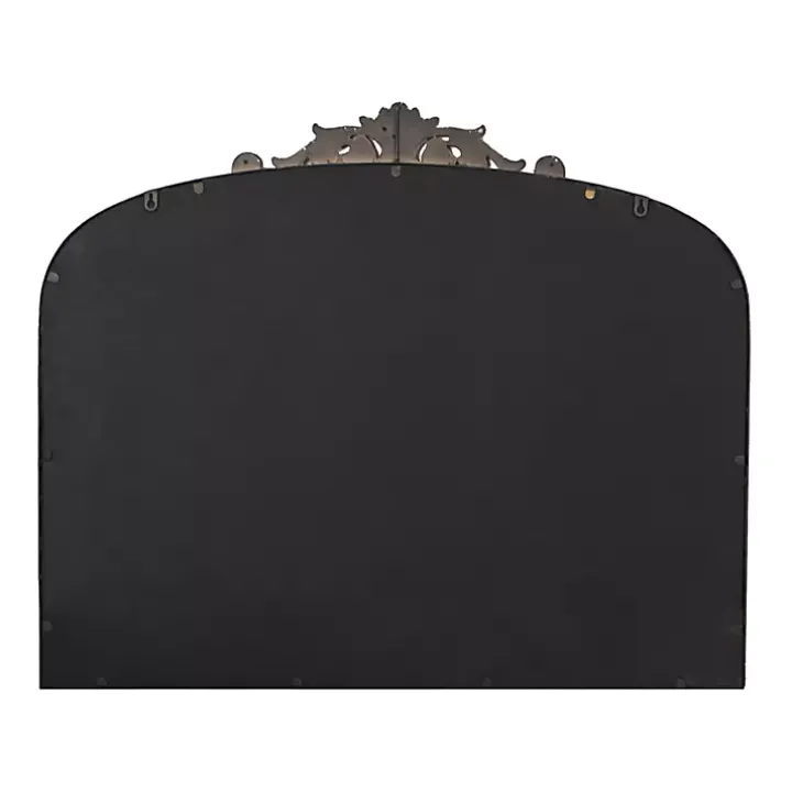 Antique Gold Studded Floral Scroll Mirror