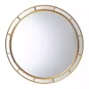 Antique Goldleaf Round Wall Mirror