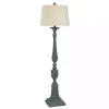 Antique Navy Bourgault Floor Lamp
