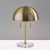 Antiqued Brass Dome Shade Table Lamp