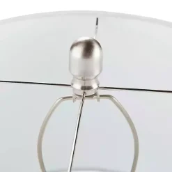 Aqua Blue Textured Glass Luxuria Table Lamp