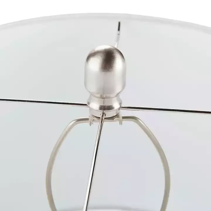 Aqua Blue Textured Glass Luxuria Table Lamp