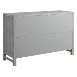 Arden Gray Wood 6-Drawer Dresser