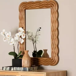 Ashely Walnut Brown Wall Mirror