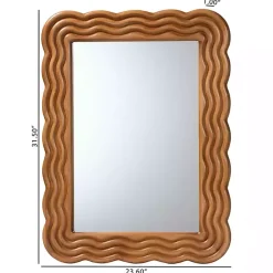 Ashely Walnut Brown Wall Mirror