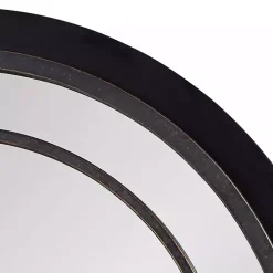 Audubon Black Wood Arch Wall Mirror, 24x36 in.
