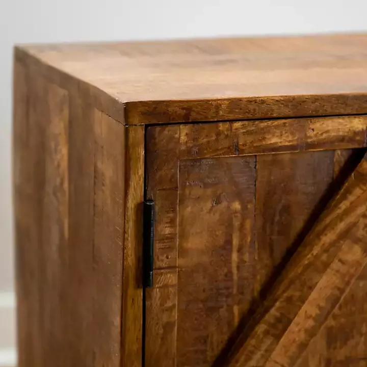 Austin Warm Wood Farmhouse Cabinet