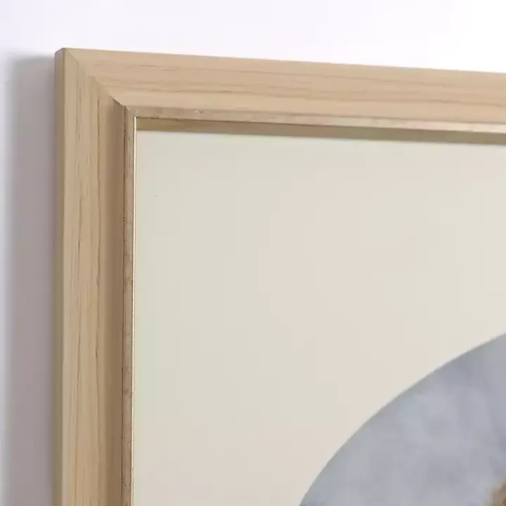 Barn with Arched Mat Framed Art Print