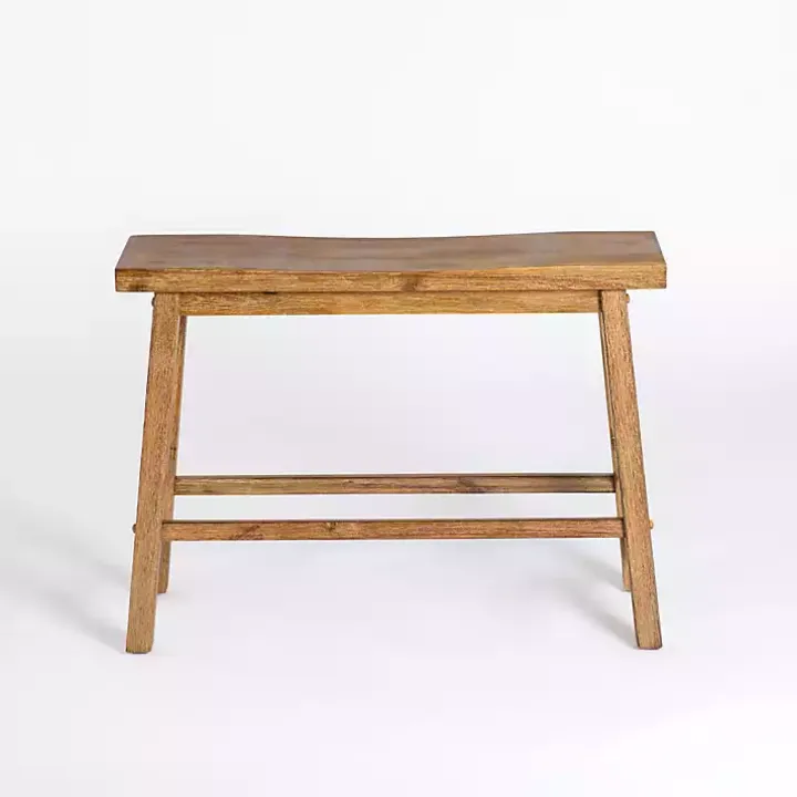 Barnwood Wire Brush Sonoma Counter Bench