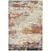 Bastia Ivory Orange Accent Rug, 2x3