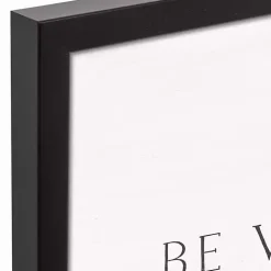 Be Warm Be Welcome Framed Canvas Art Print