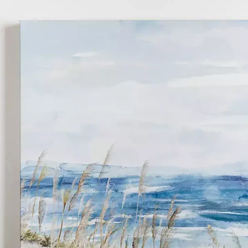 Beach Blues Canvas Art Print