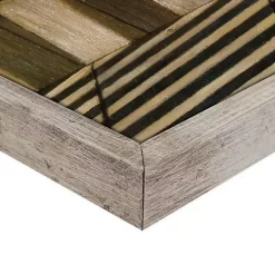 Beach House Dog Framed Canvas Art Print