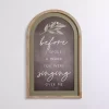 Before I Spoke A Word Arched Wall Plaque