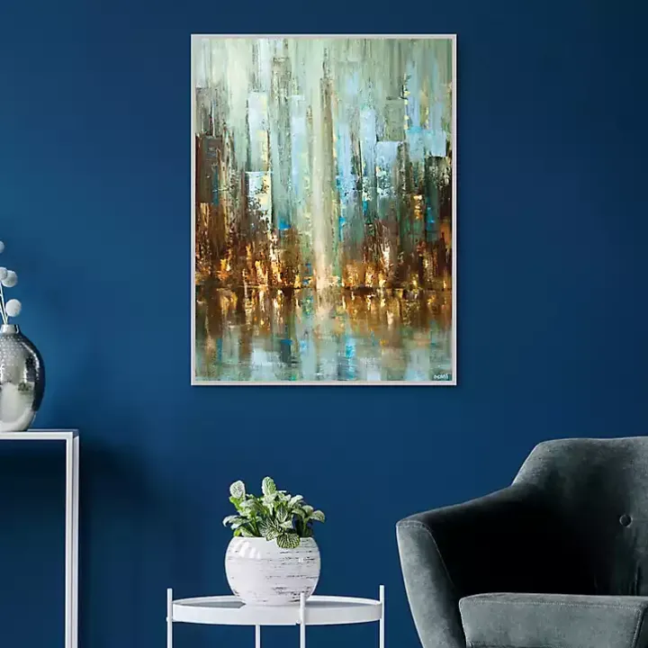 Before the Rain Framed Canvas Art Print