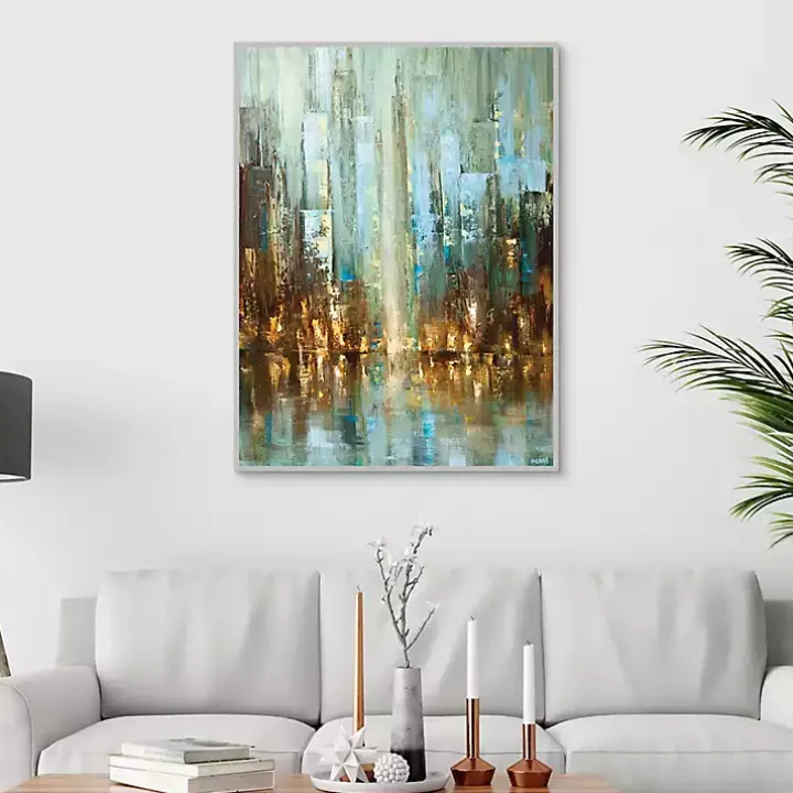 Before the Rain Framed Canvas Art Print