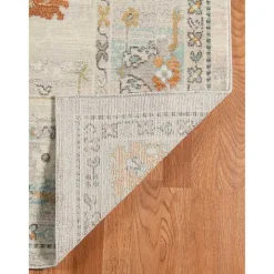 Beige Bohemian Area Rug, 7x9