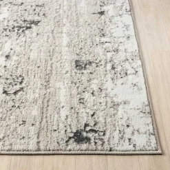 Beige Gray Indoor Area Rug, 7x9