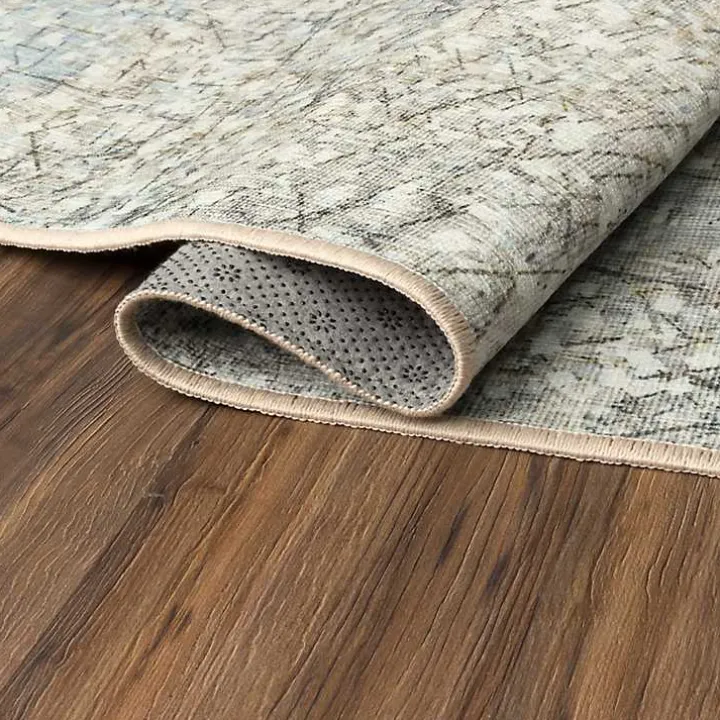 Beige Sotho Washable Runner, 2x7