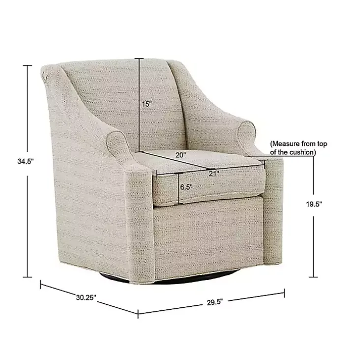 Benton Swivel Glider Accent Chair