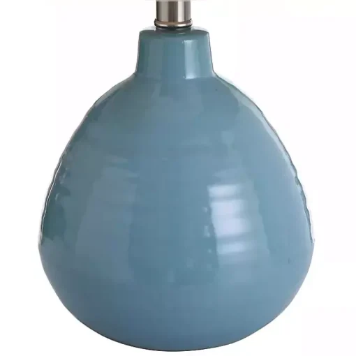 Bermuda Blue Ceramic Table Lamp