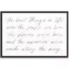 Best Things Framed Canvas Art Print, 38x26 in.