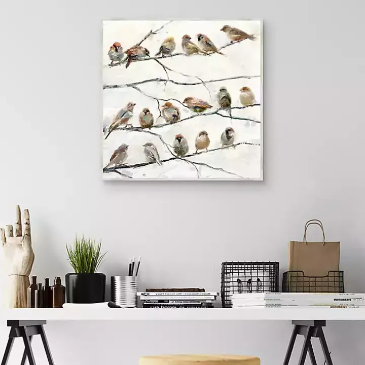 Birds of a Feather Canvas Art Print