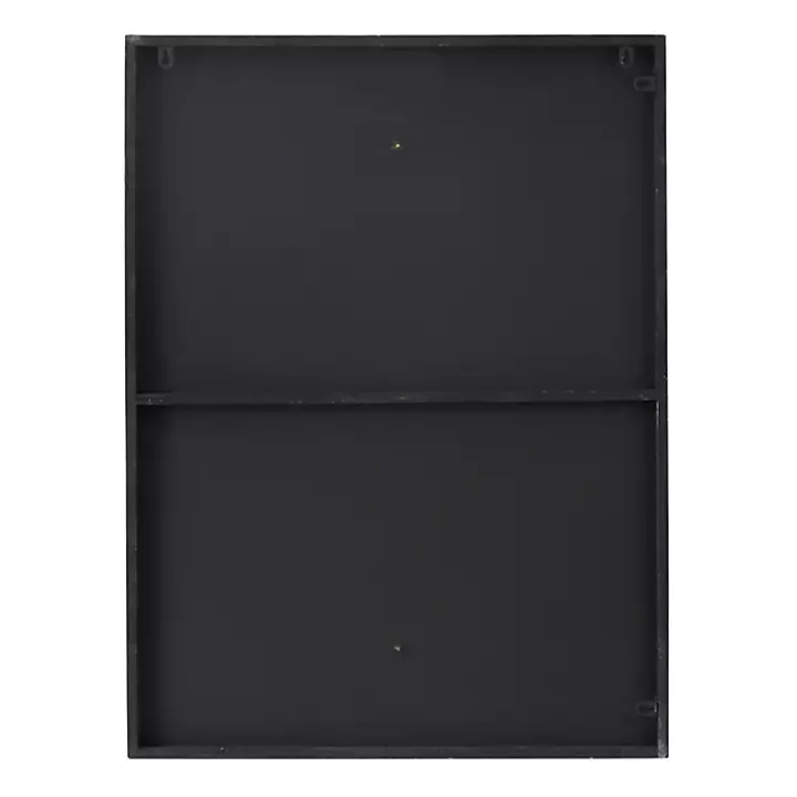 Black and Gold Abstract Wall Plaque