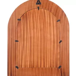 Black and White Checkered Arch Wall Mirror