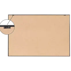 Black and White Snow Day Framed Canvas Art Print