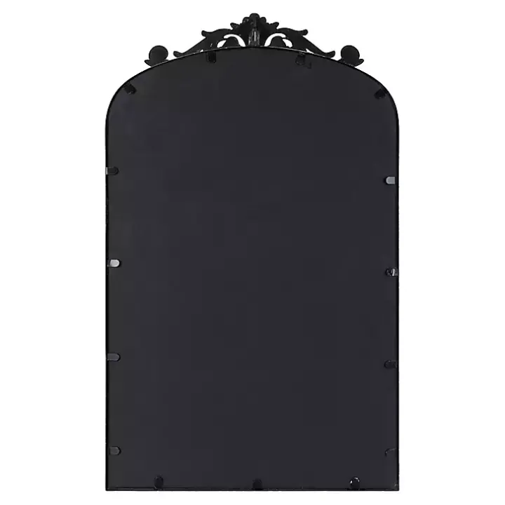 Black Arendahl Arched Mirror, 19x31 in.
