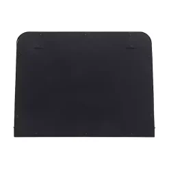 Black Brown Metal Shelf Horizontal Wall Mirror